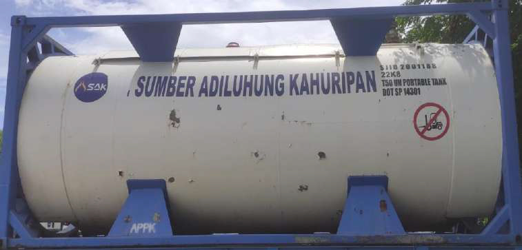 Tanki Amoniak 10 Ton